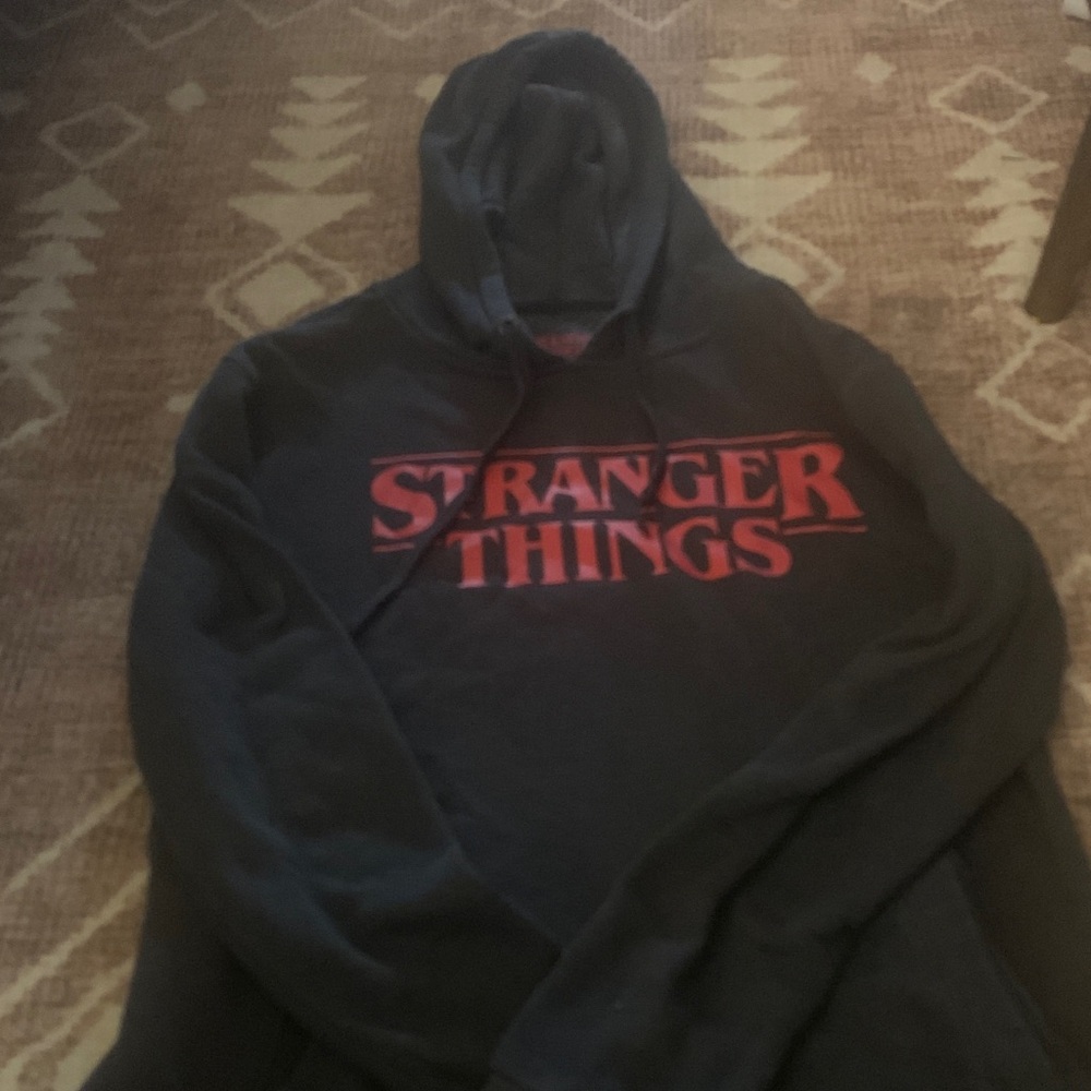 Netflix Stranger Things Black and Red Hoodie